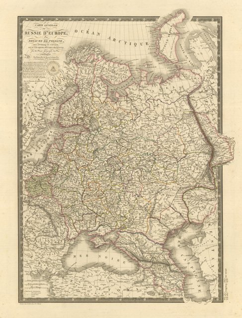 Carte Générale de la Russie d'Europe