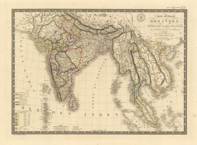 Carte Générale des Indes .