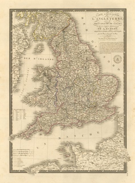 Carte Particuliere de l'Angleterre .