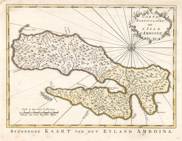 Carte Particuliére de l'Isle d'Amboine