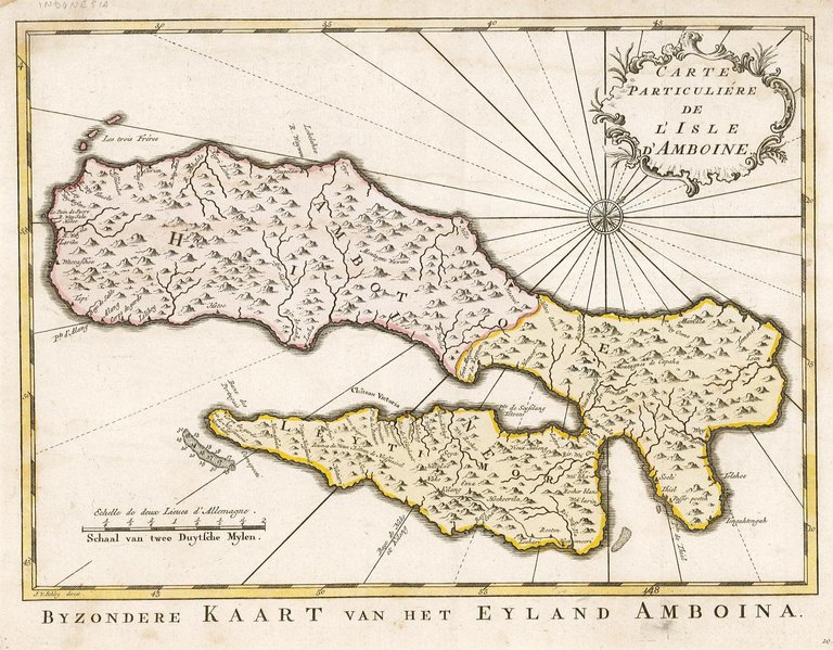 Carte Particuliére de l'Isle d'Amboine
