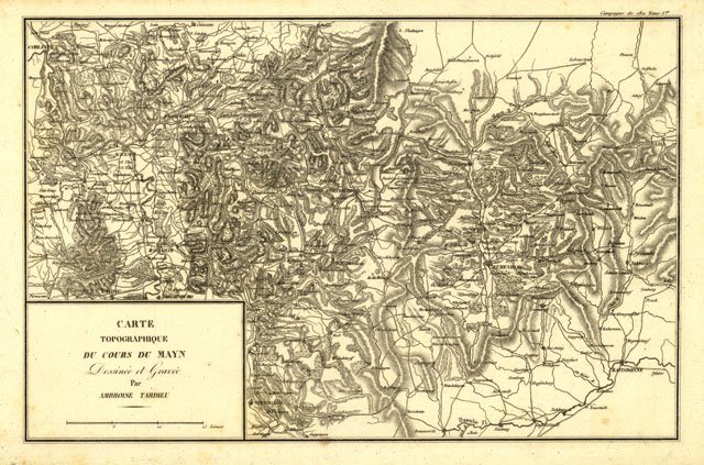 Carte topographique du cors du Mayn | Immagine principale