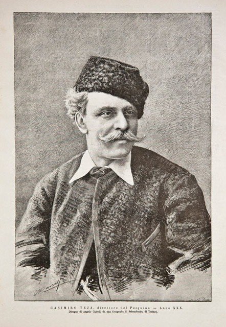 Casimiro Teja, direttore del Pasquino / Anno XXX