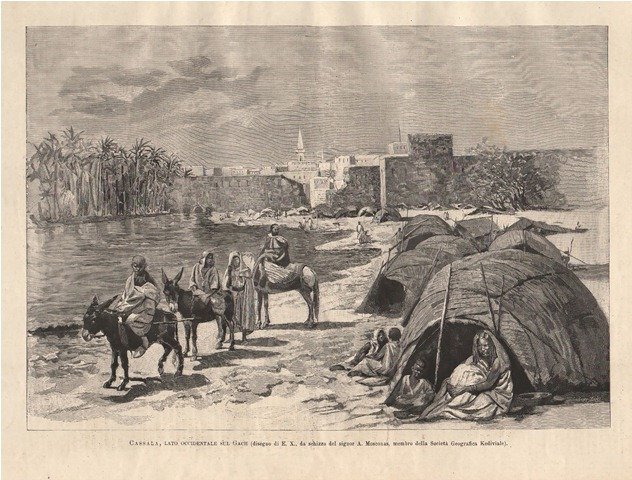 Cassala, lato occidentale sul Gach