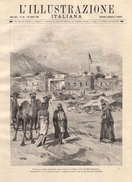 Cassala, porta orientale, sulla strada di Cheren