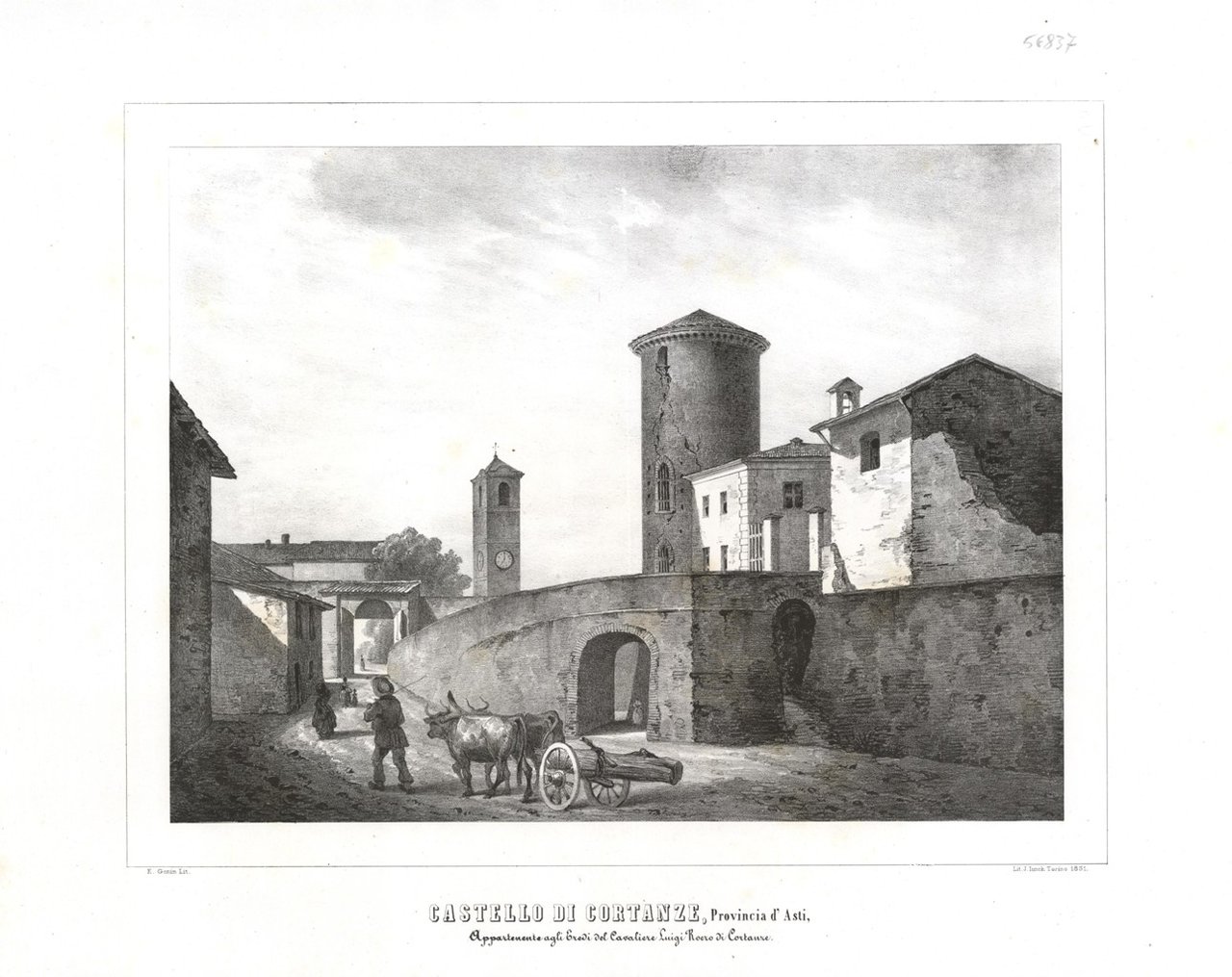 Castello di Cortanze Provincia d'Asti. Appartenente agli Eredi del Cavaliere …