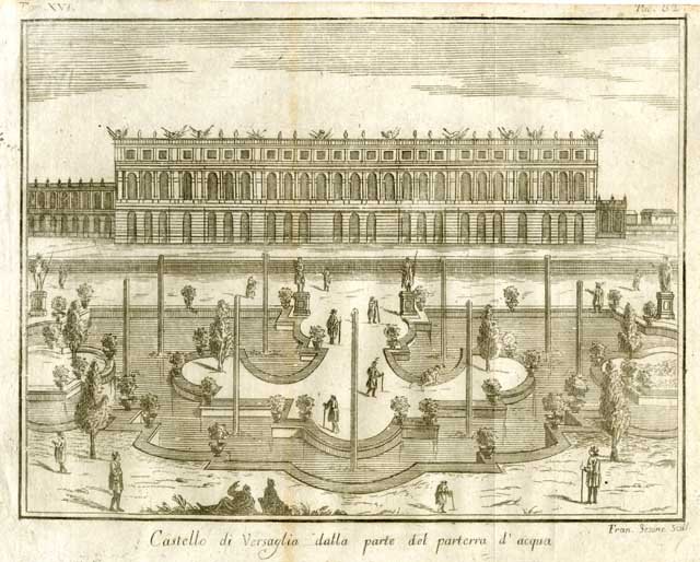 Castello di Versaglia dalla parte del parterra d'acqua | Immagine principale