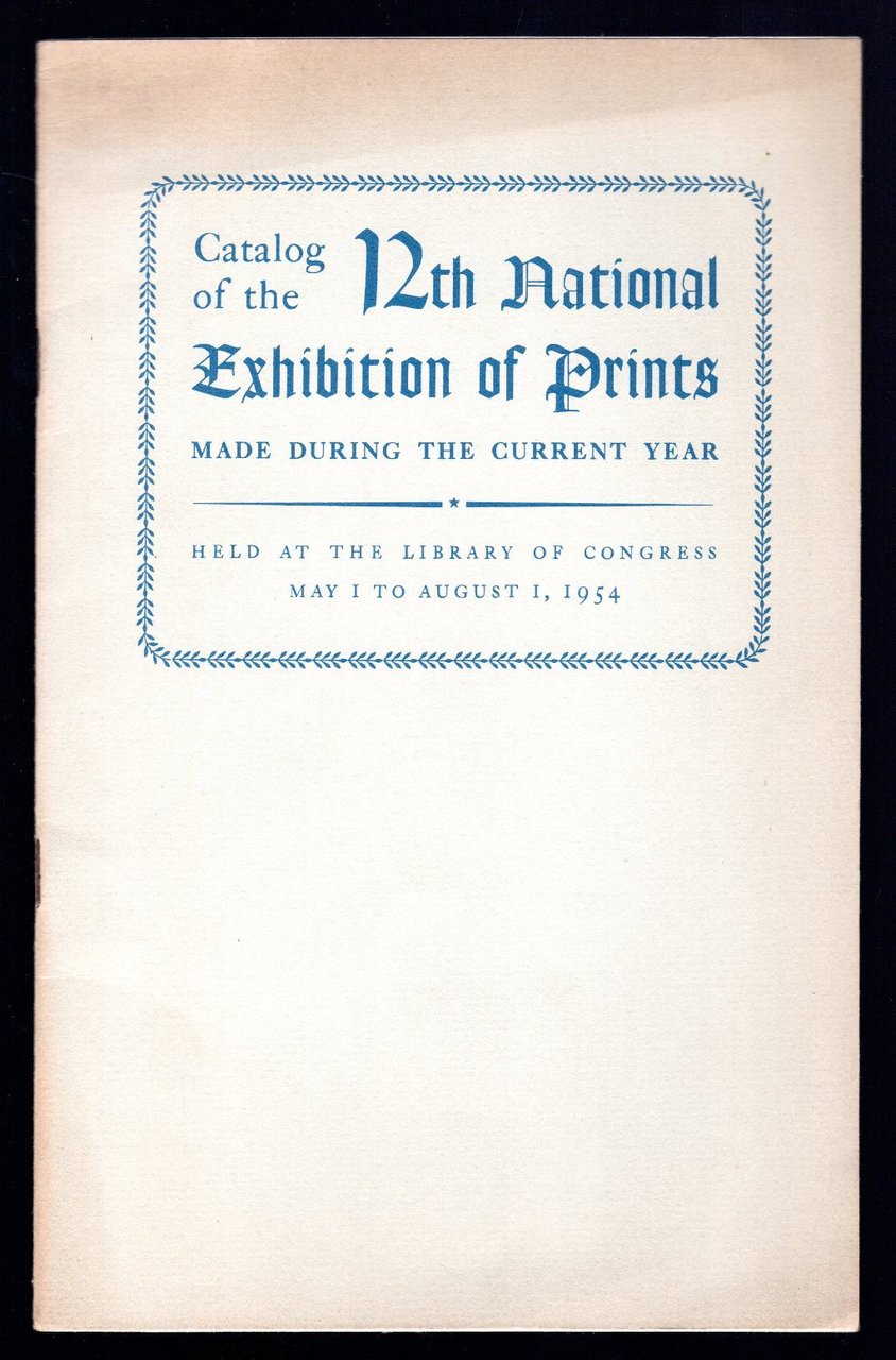 Catalog of the 12th National Exhibition of Prints | Immagine principale