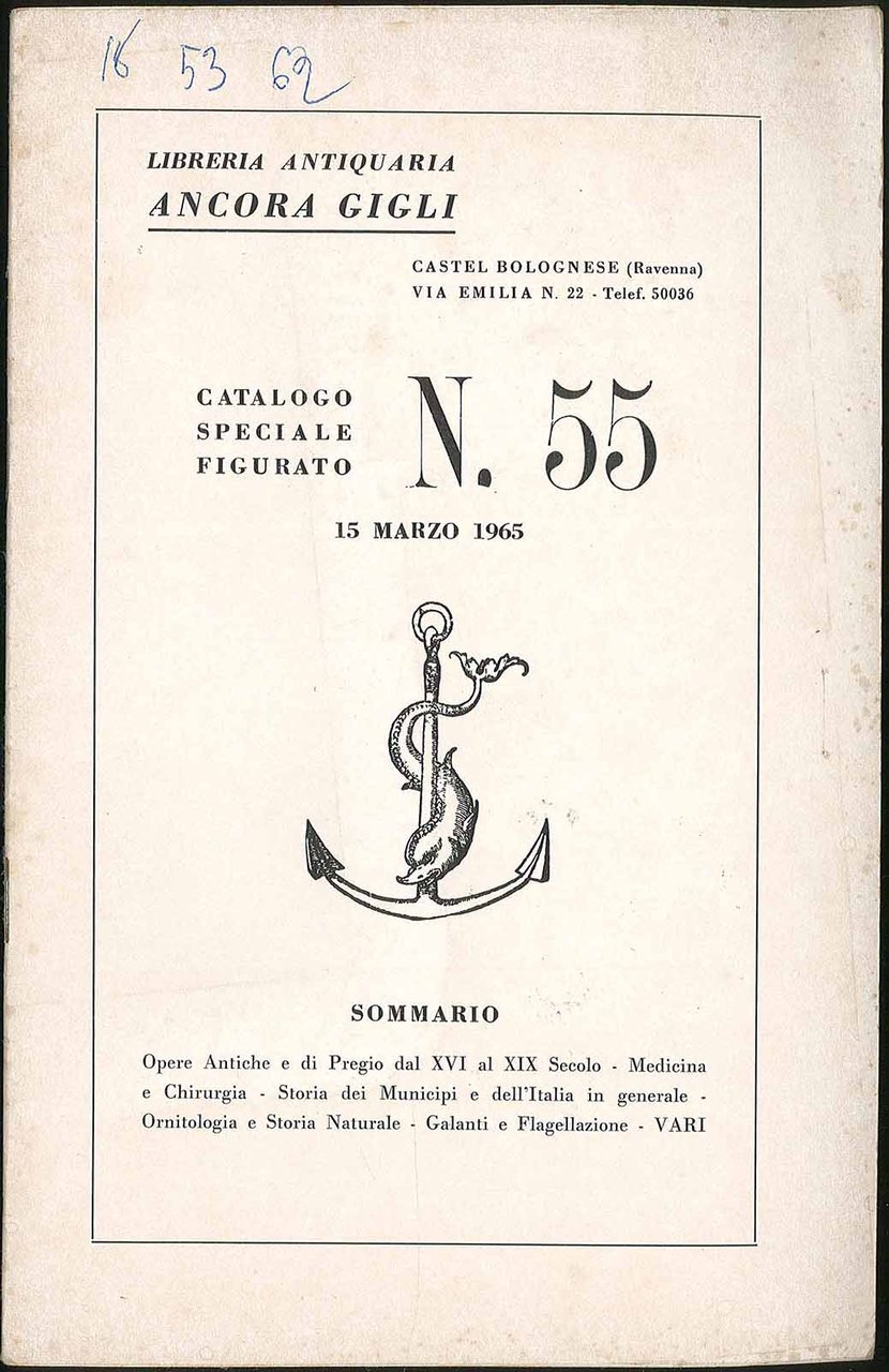 Catalogo speciale figurato n.55