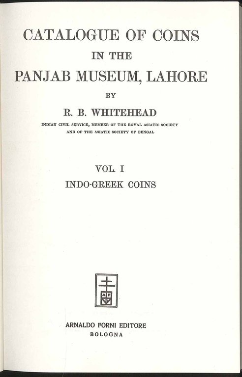 Catalogue of coins in the Panjab Museum, Lahore | Immagine Gallery 1