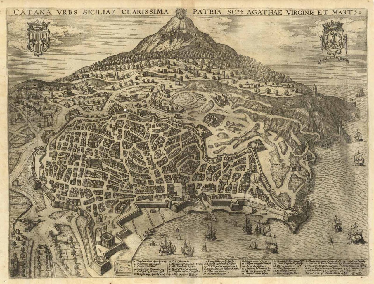 Catana Urbs Siciliae Clarissima Patria.