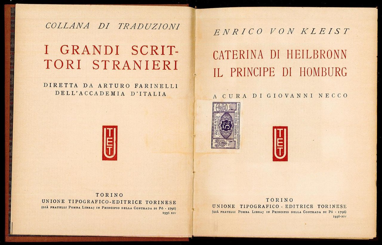 Caterina di Heilbronn - Il principe di Homburg