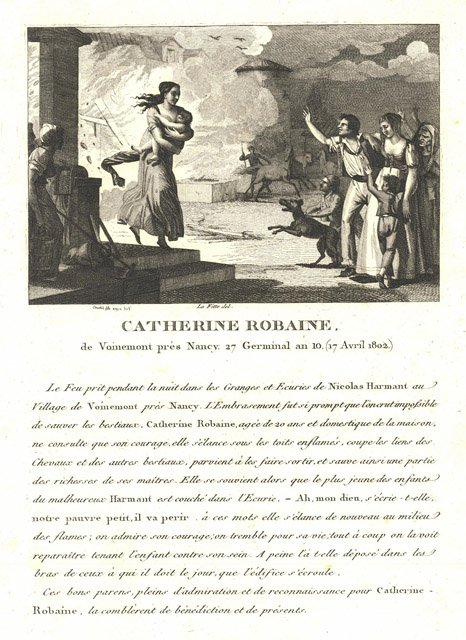 Catherine Robaine de Voinemont près Nancy. 27 Germinal an 10 …