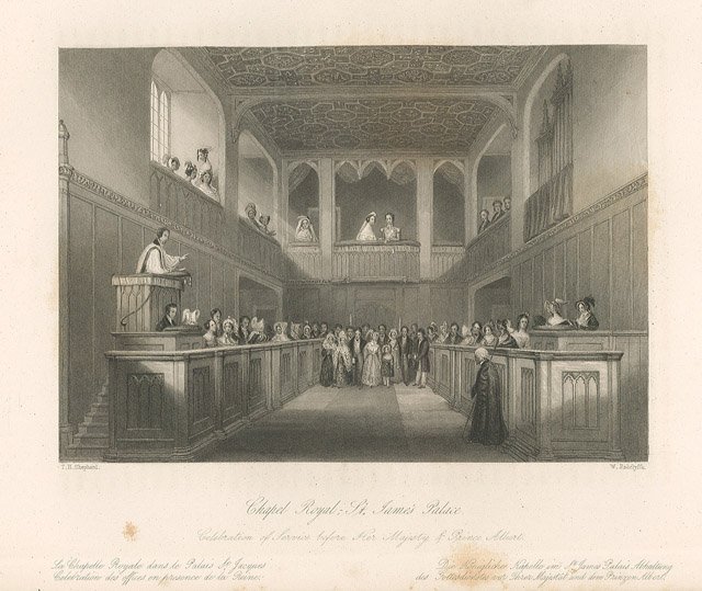 Chapel Royal St. Jame's Palace Celebration of Service before Her …