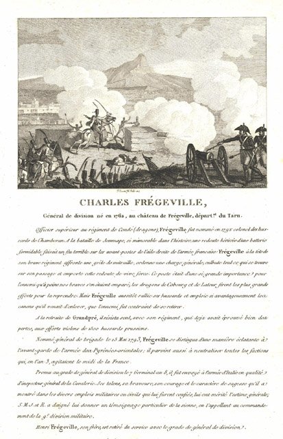 Charles Frègeville Gènèral de division né en 1762, au chateau …