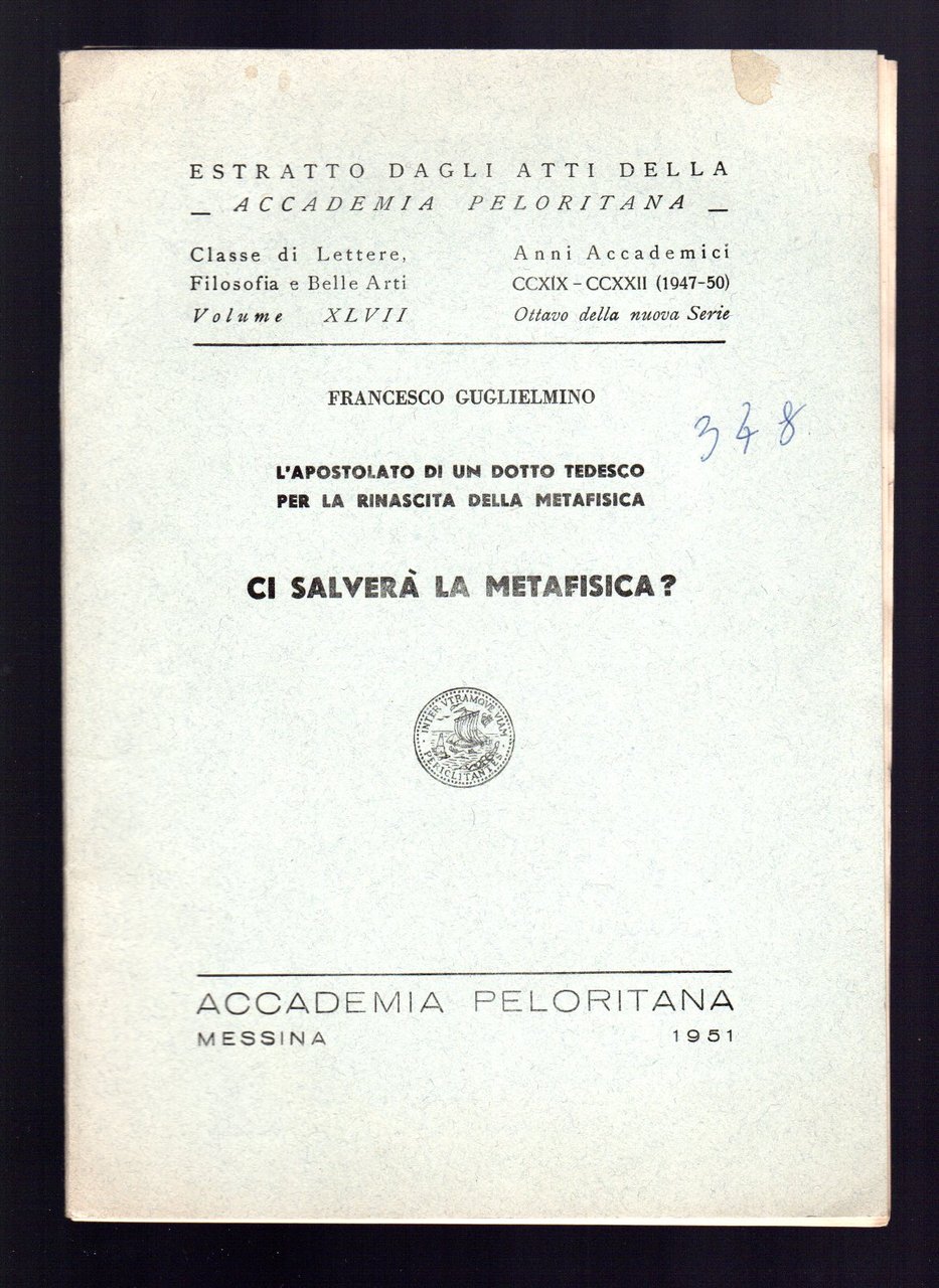 Ci salverà la metafisica?