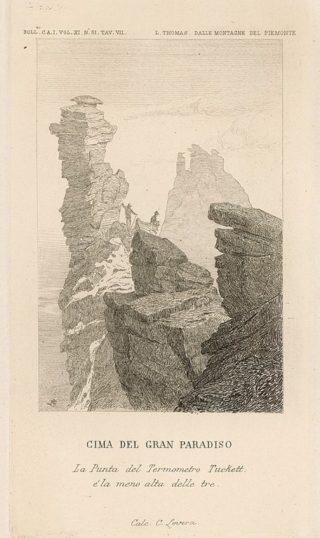 Cima del Gran Paradiso - La Punta del Termometro Tuckett …