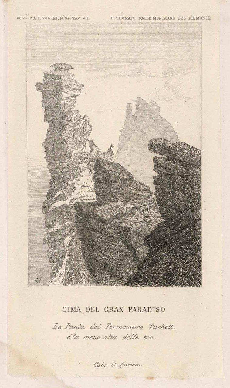 Cima del Gran Paradiso - La Punta del Termometro Tuckett …