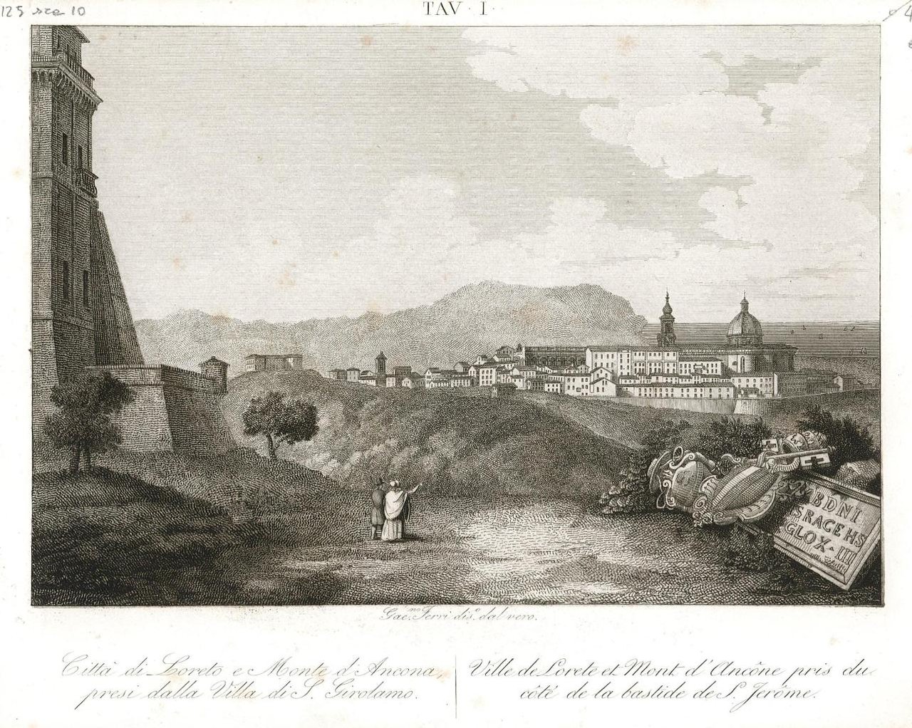 Città di Loreto e Monte d’Ancona, presi dalla Villa di …