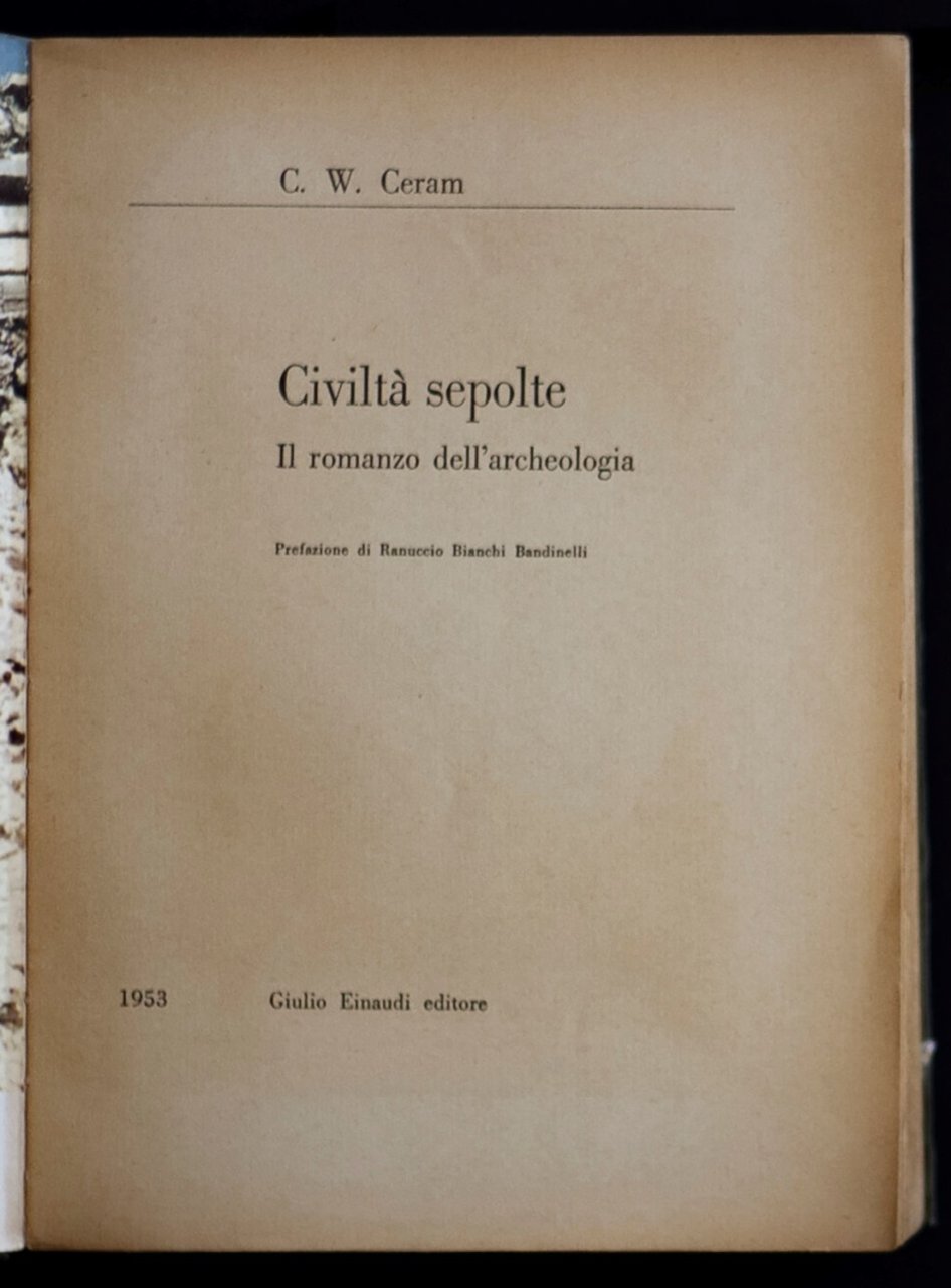Civiltà sepolte – Il romanzo dell'archeologia