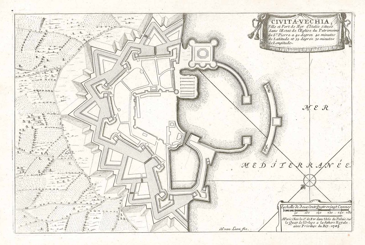 Civita - Vechia, Ville et Port de Mar d'Italie . | Immagine principale