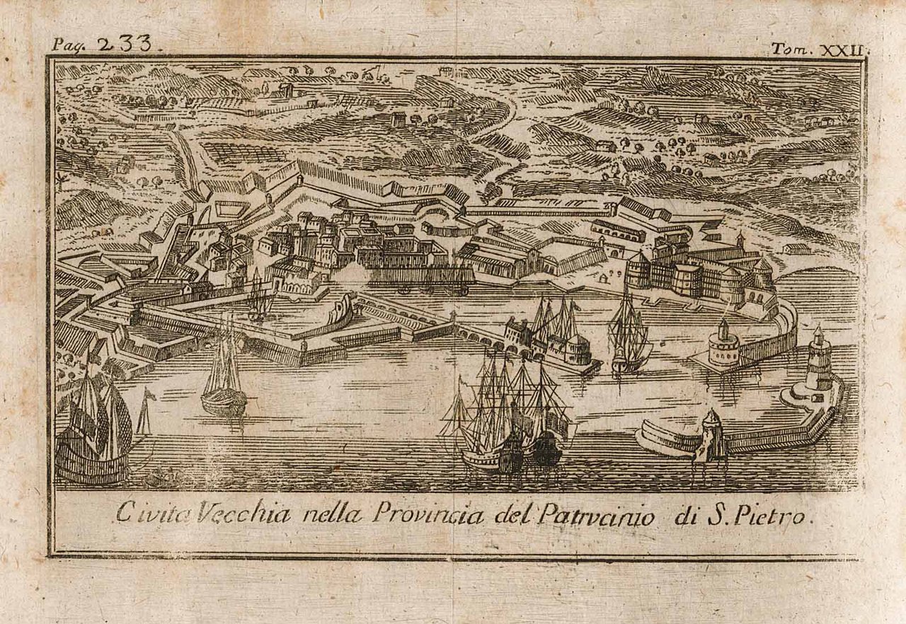 Civita Vecchia nella Provincia del Patrucinio di S. Pietro.
