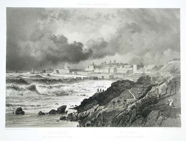 Civitavecchia / porto principale del stato Pontificio