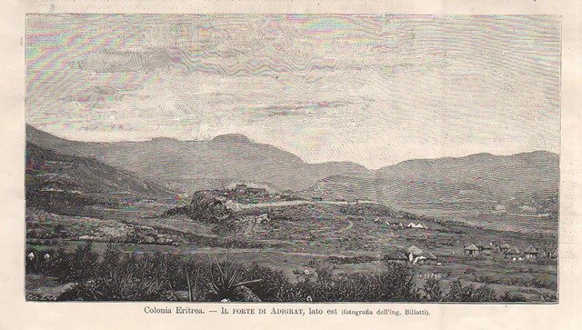 Colonia Eritrea - Il forte di Adigrat, lato est