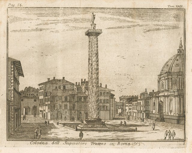 Colonna dell'Imperatore Trajano in Roma.