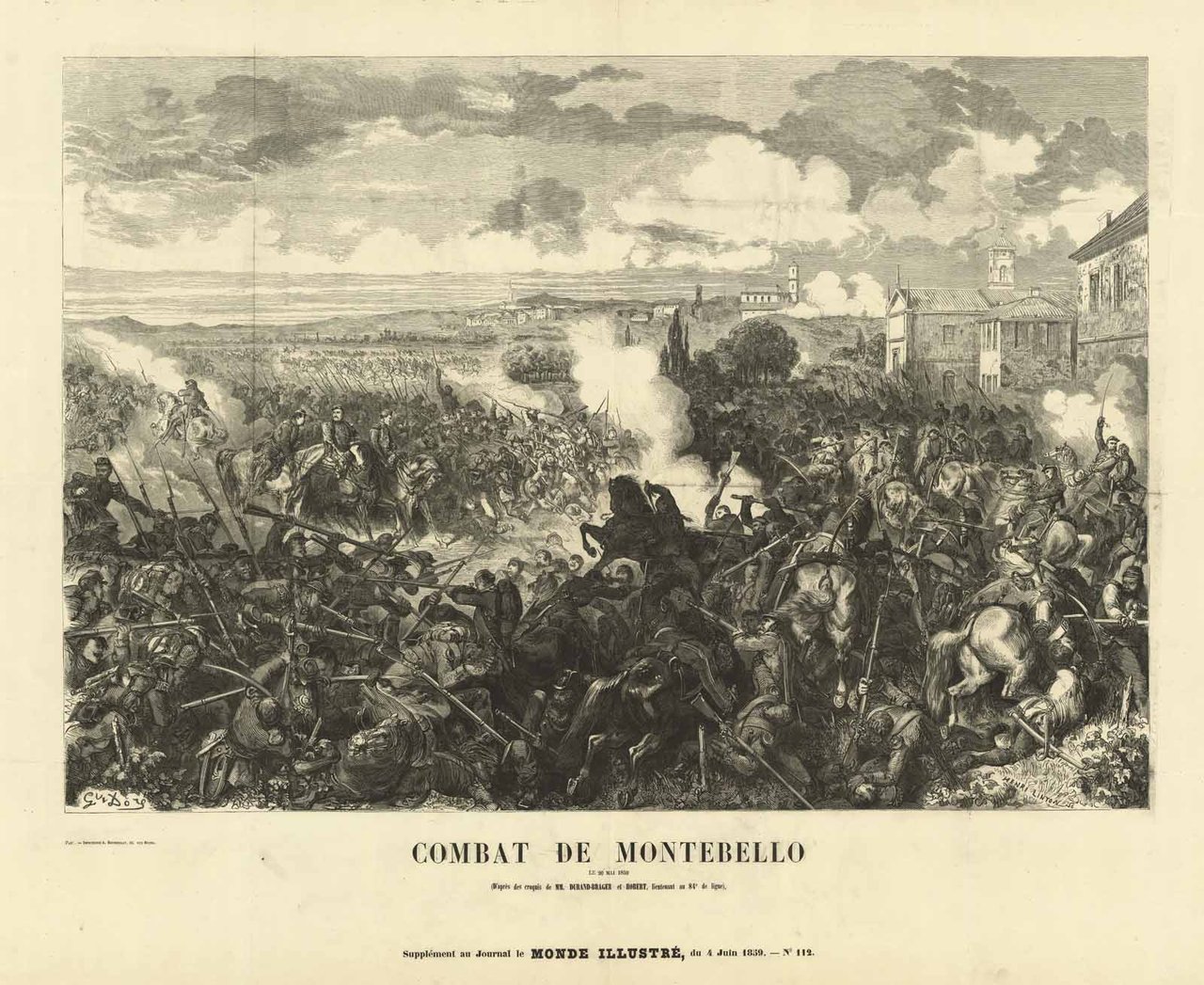 Combat de Montebello le 20 mai 1859