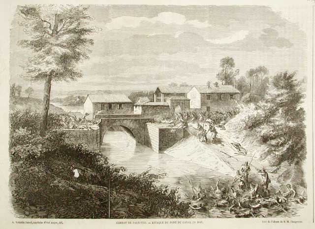 Combat de Palestro - attaque du pont du canal (31 …