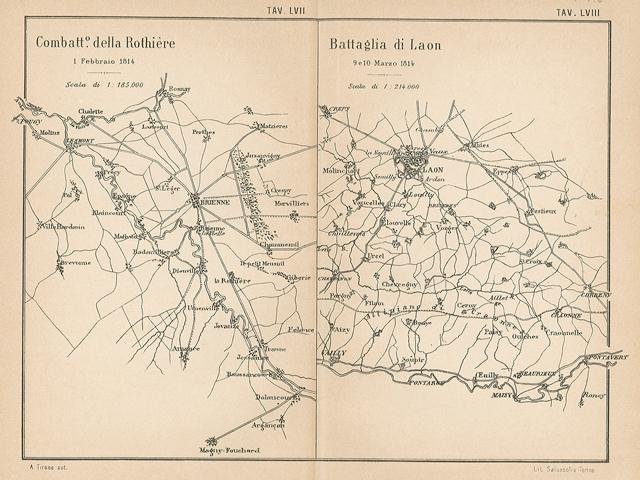 Combatt.o della Rothiere 1 Febbraio 1814 - Battaglia di Laon …