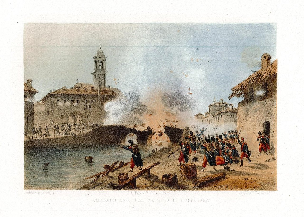 Combattimento nel villaggio di Buffalora | Immagine principale