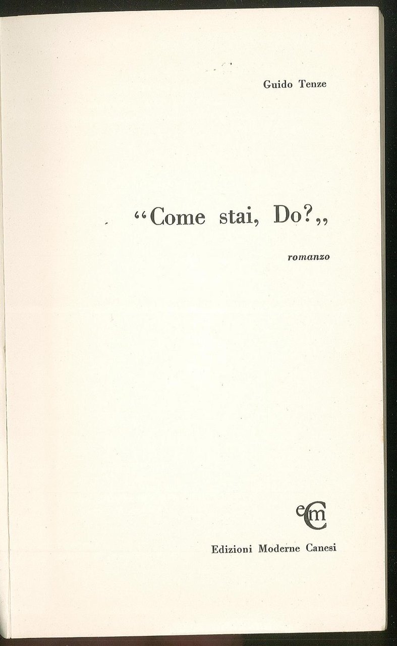 Come stai, Do?