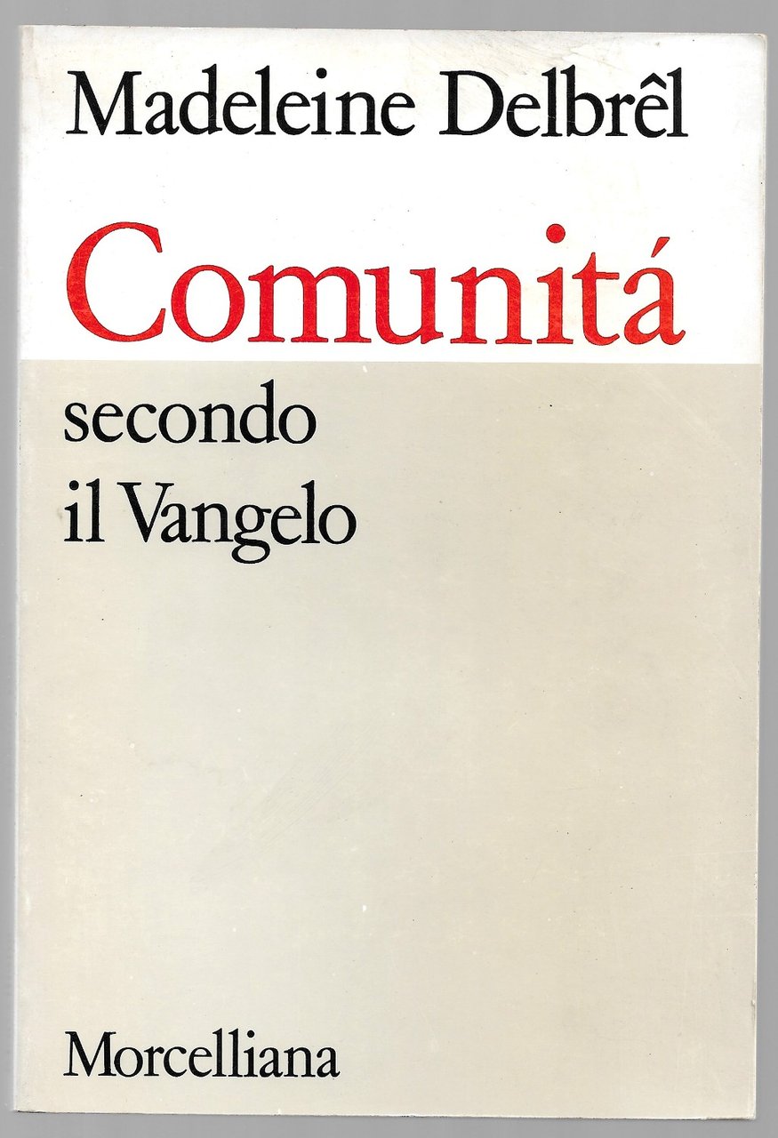 Comunità secondo il Vangelo