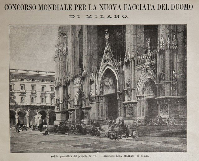 Concorso mondiale per la nuova facciata del Duomo di Milano …
