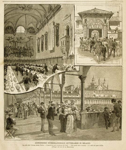 Congresso internazionale letterario in Milano
