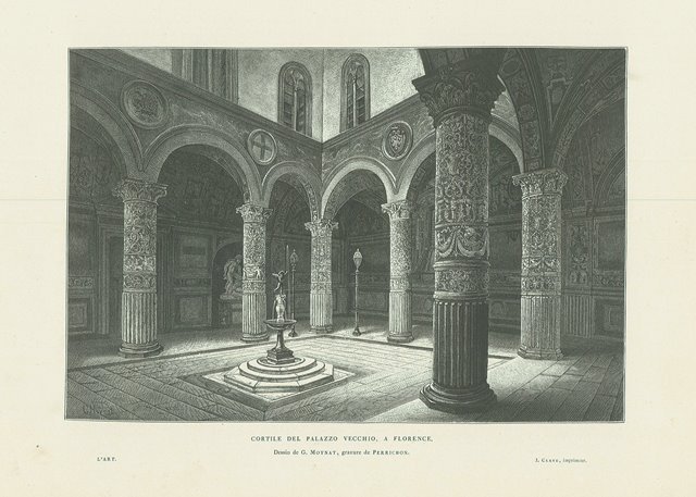 Cortile del Palazzo Vecchio, a Florence | Immagine principale