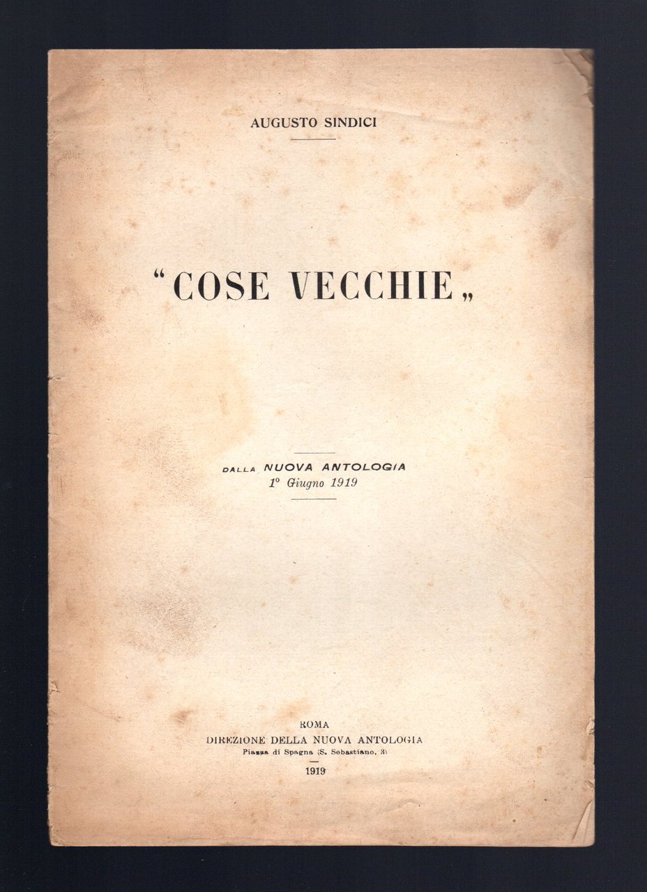 Cose vecchie