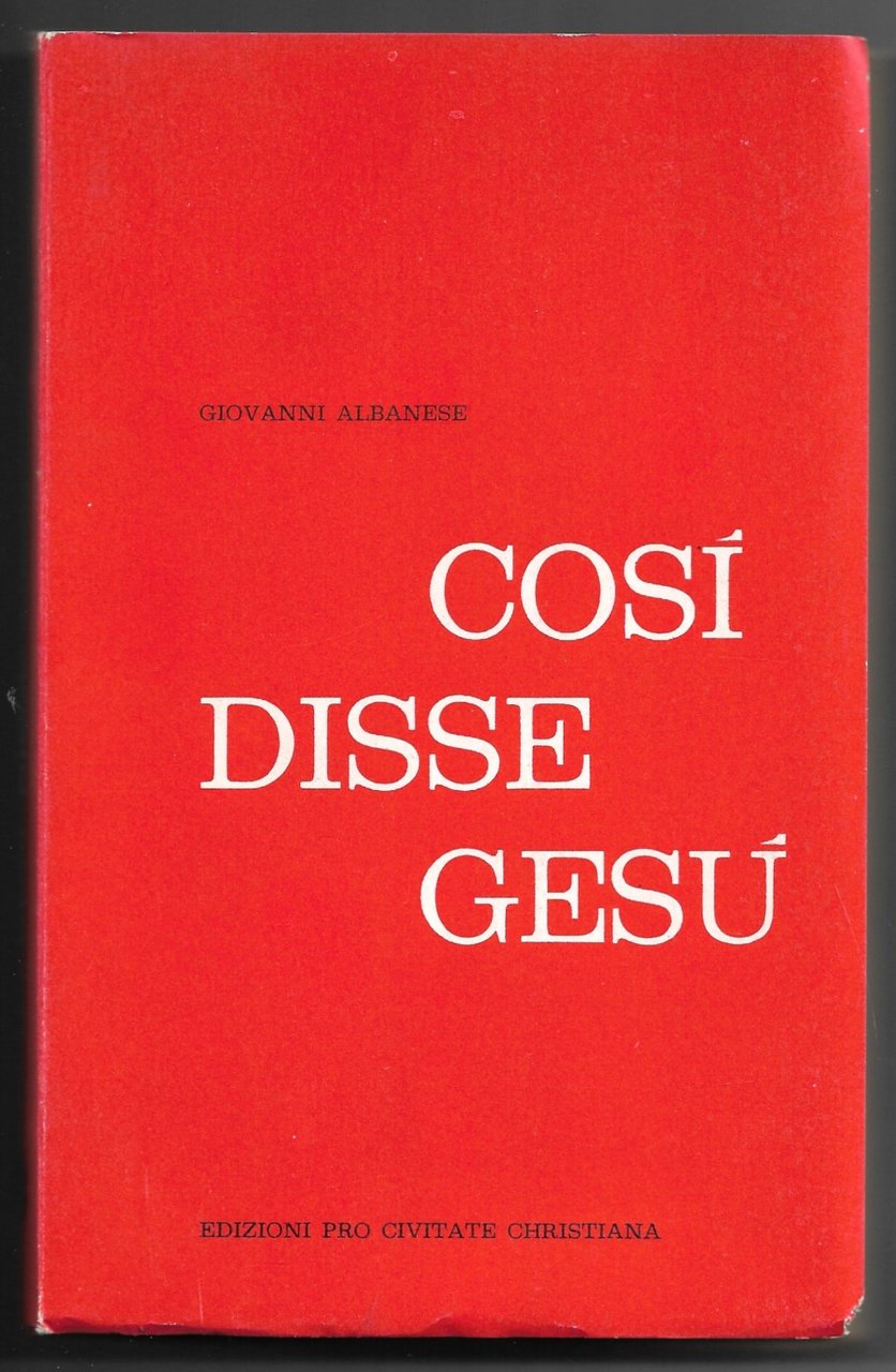 Così disse Gesù