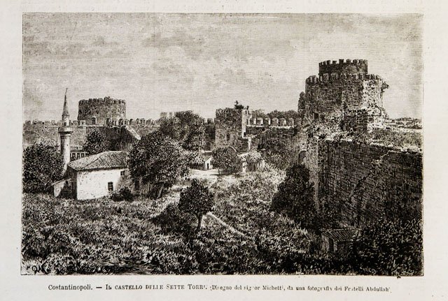 Costantinopoli.- Il castello delle sette torri