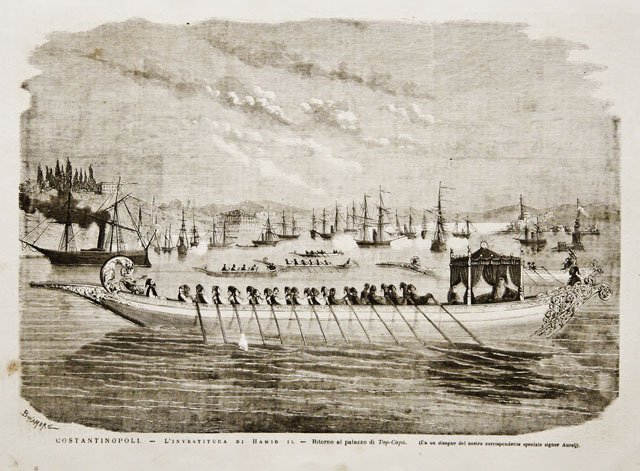 Costantinopoli.- L’investitura di Hamid II.- Ritorno al palazzo di Top-Capù