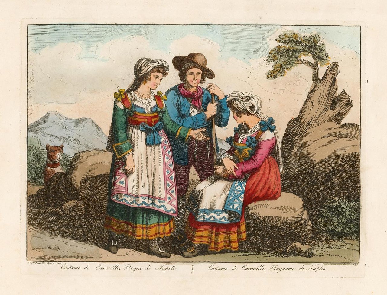 Costume di Carovilli, Regno di Napoli