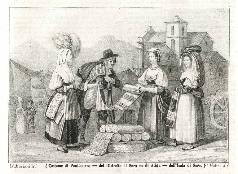 Costume di Pontecorvo - del distretto di Sora - di …