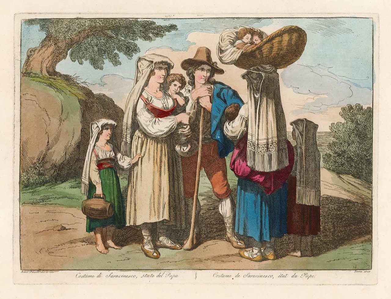 Costume di Saracinesco, Stato del Papa