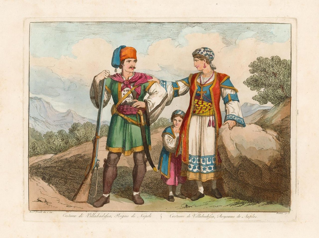 Costume di Villabadessa, Regno di Napoli