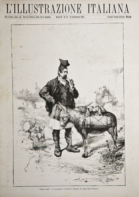 Costumi sardi / L’acquaiuolo di Sassari