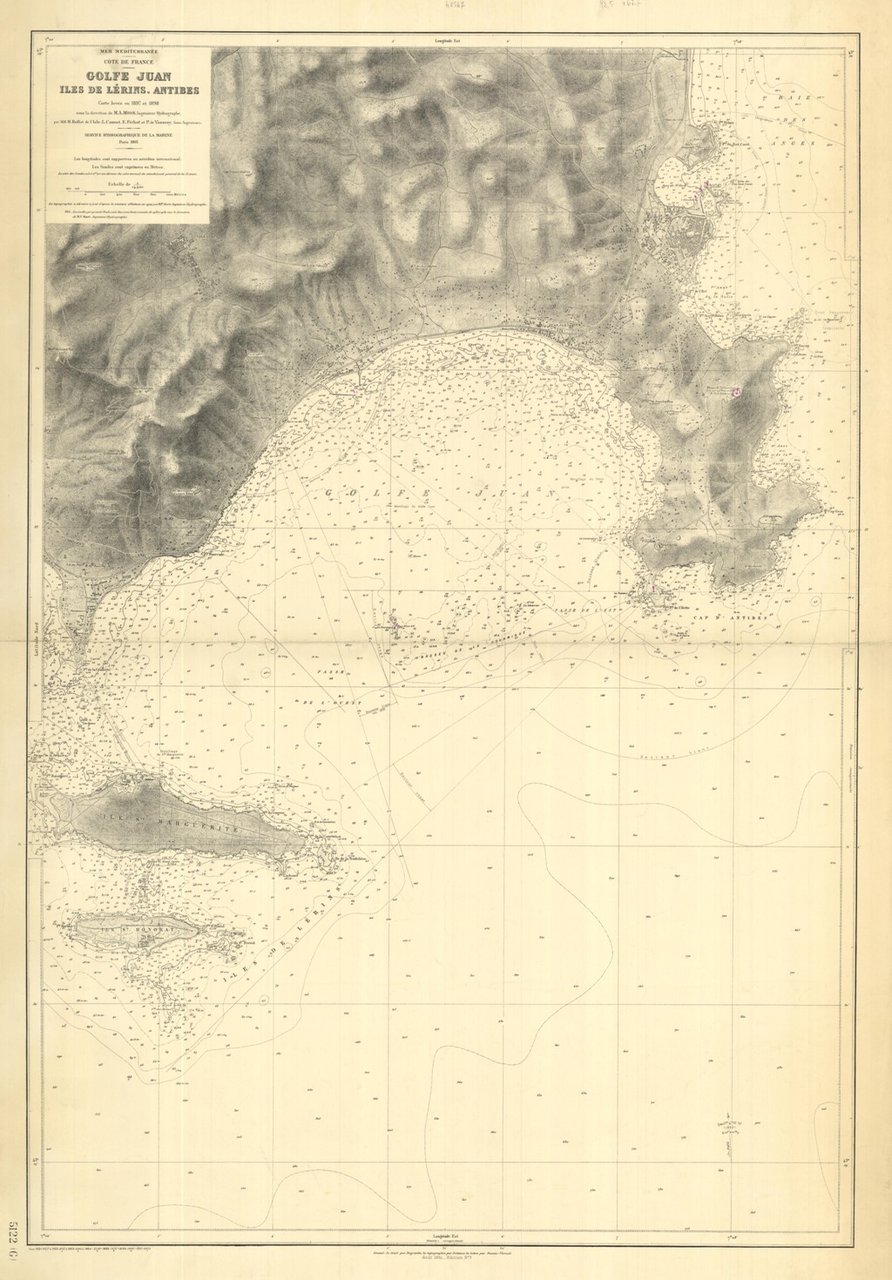Cote de France - Golfe Juan Iles de Lerins. Antibes