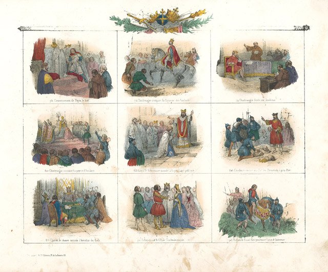 Couronnement de Pépin le bref