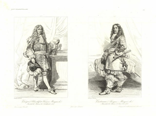 Crequi (Blanchefort-Francois, Marquis de) . - Castenau ( Jacques, Marquis …
